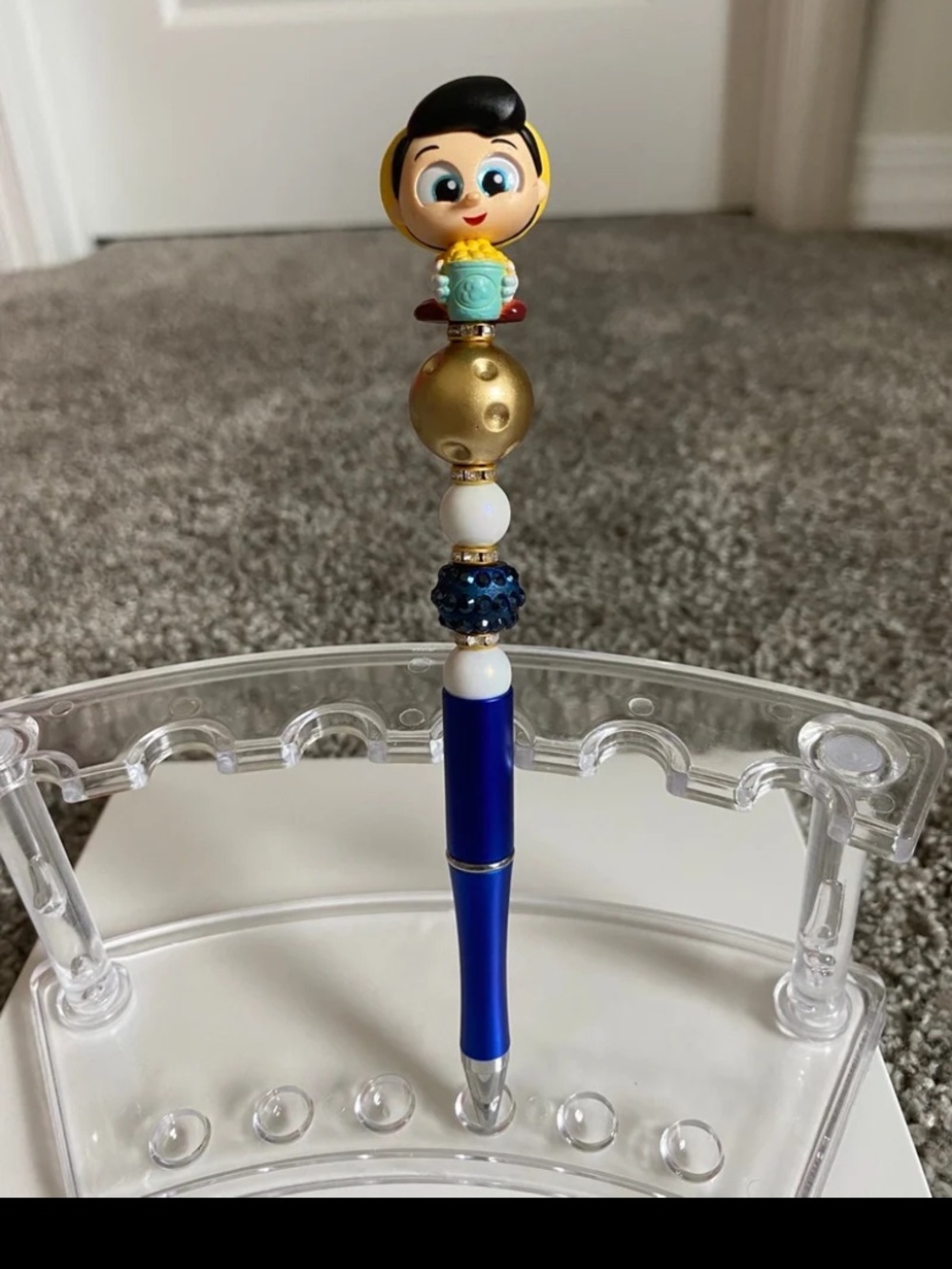 Disney Doorables Pinocchio beaded pen